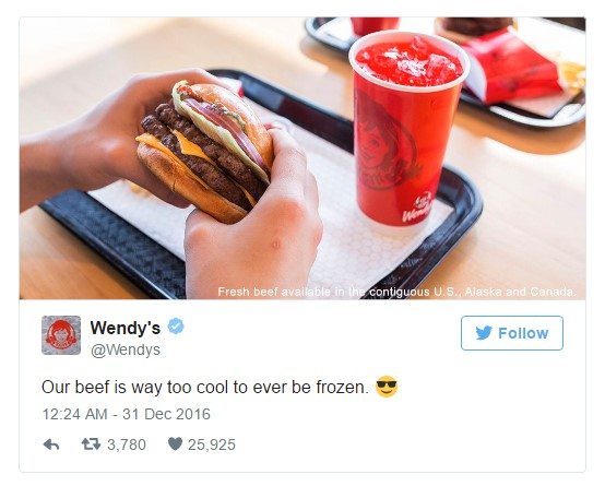 Wendy's Twitter-Post Slogan