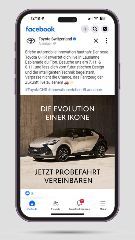 Toyota Roadshow Promotion Schweiz